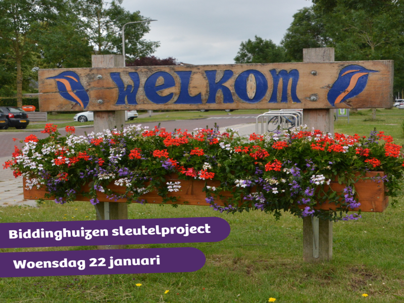 Bijeenkomst op 22 januari -  Sleutelproject Biddinghuizen 
