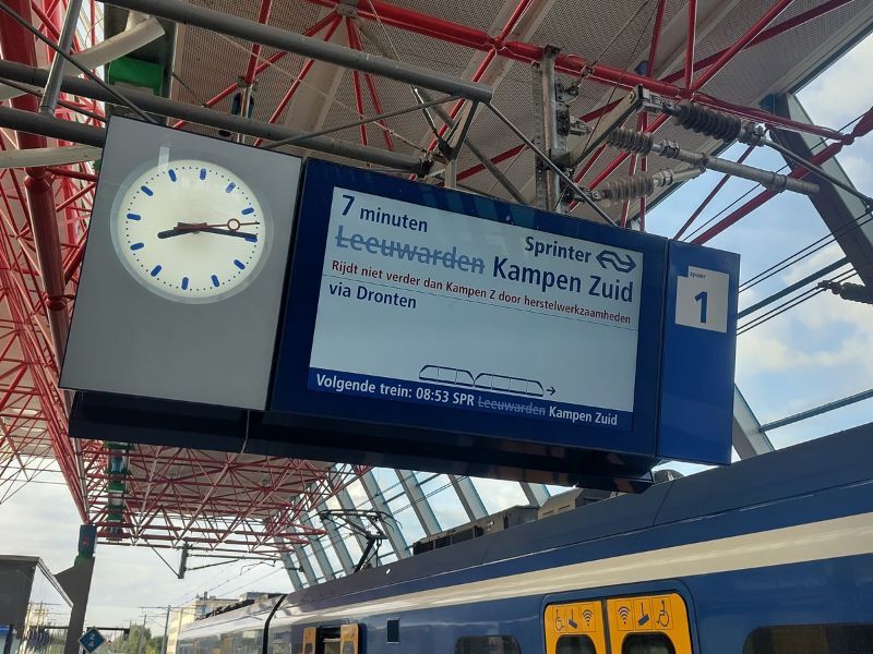 Koperdiefstal legt treinverkeer deels stil tussen Dronten en Zwolle