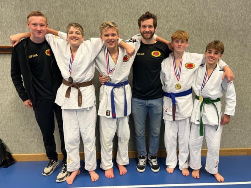 Zeven judoka’s van Shoganai plaatsen zich voor NK-15