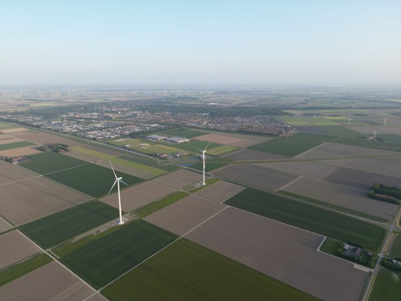 Drone beeld van Dronten