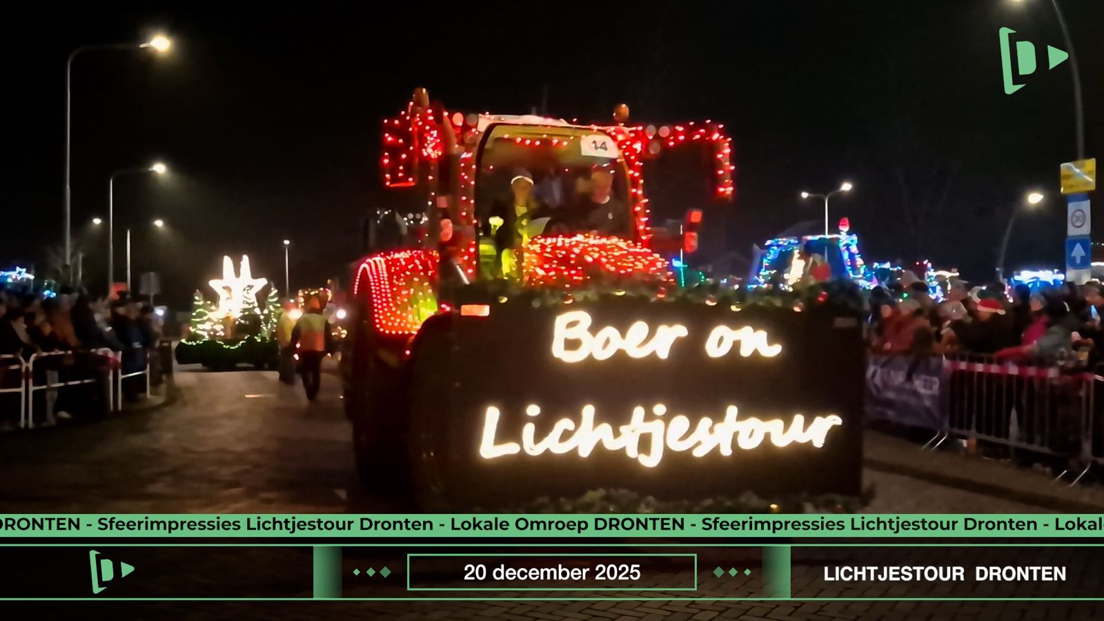 Lichtjestour en vredeslicht