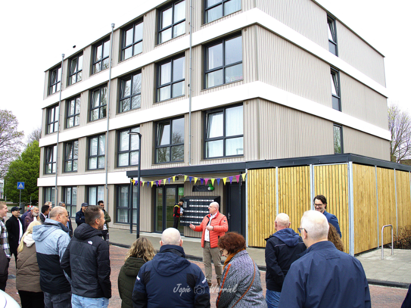 Flexwoningen krijgen betekenisvolle namen tijdens feestelijke ontmoeting