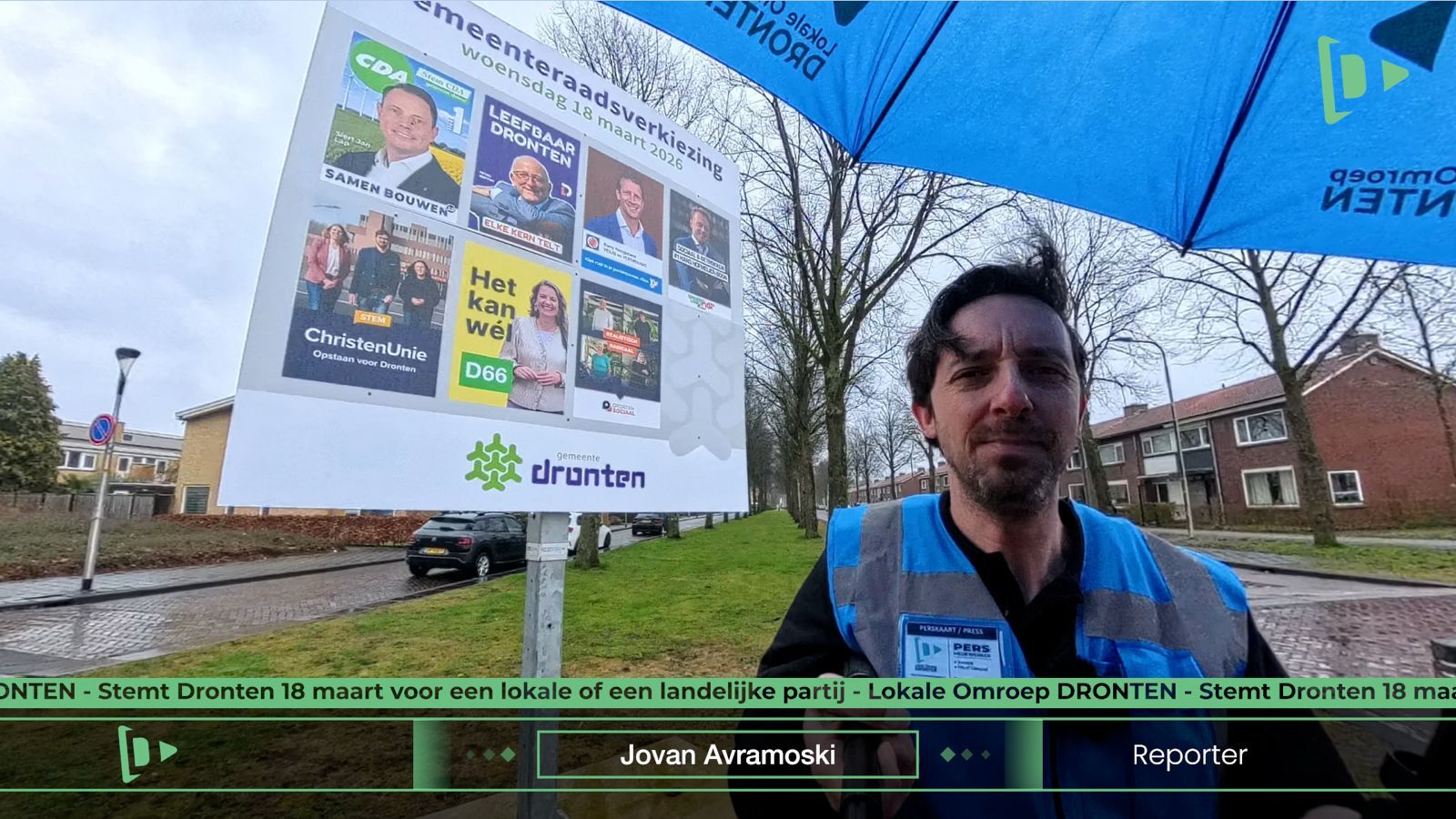  Stemt Dronten op lokale of landelijke partijen op 18 maart? (video)