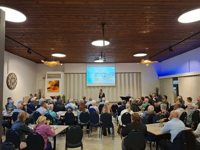 Een blik op de inspiratieavond 'Mooi oud worden in Dronten'. 