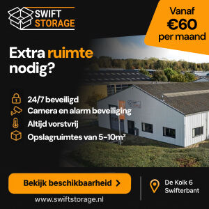 Betaalbare opslagruimte huren in Swifterbant