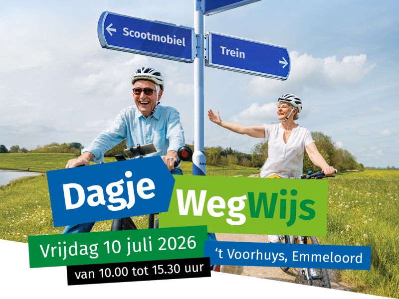 Dagje WegWijs helpt ouderen veilig en zelfstandig onderweg