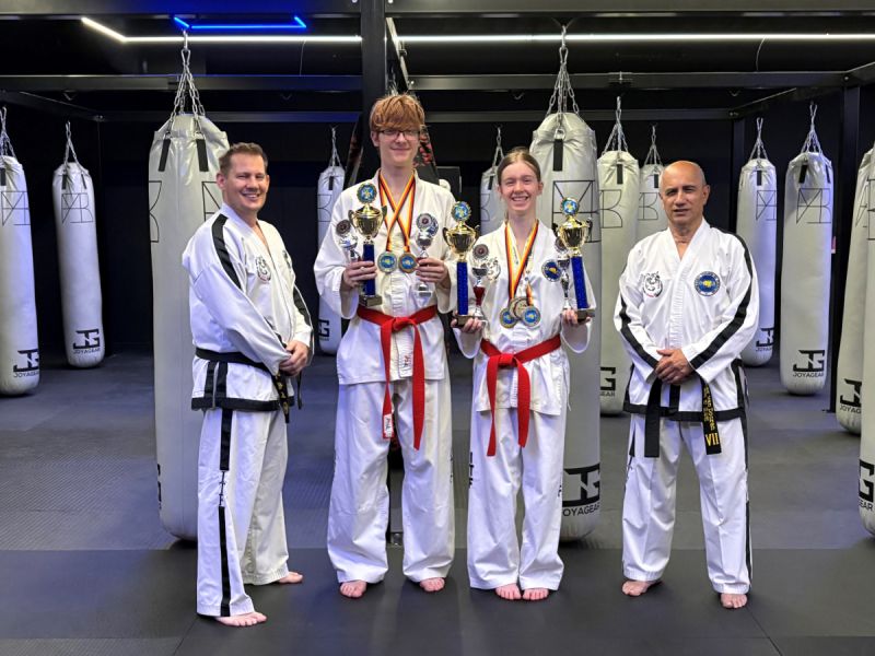 Twee sporters uit Dronten boeken succes in Taekwon-Do