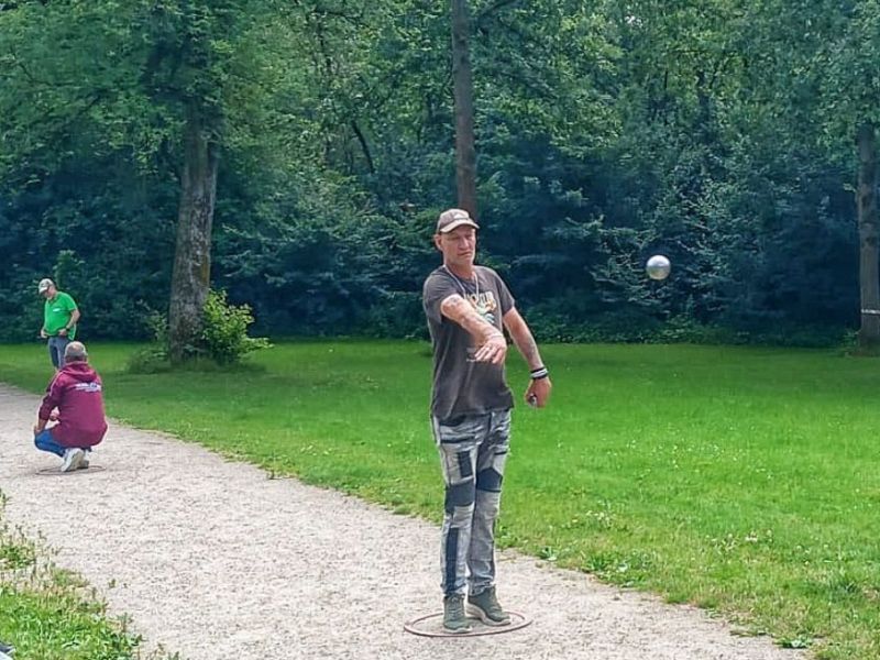 Petanque Bostoernooi Stichting Flevoboulers groot succes