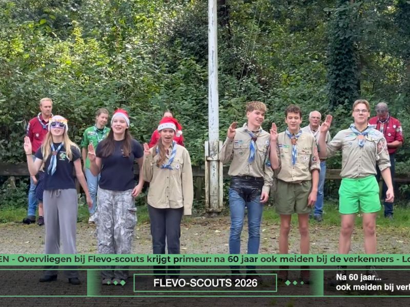 Flevo-Scouts laat na ruim zestig jaar meiden toe bij verkenners