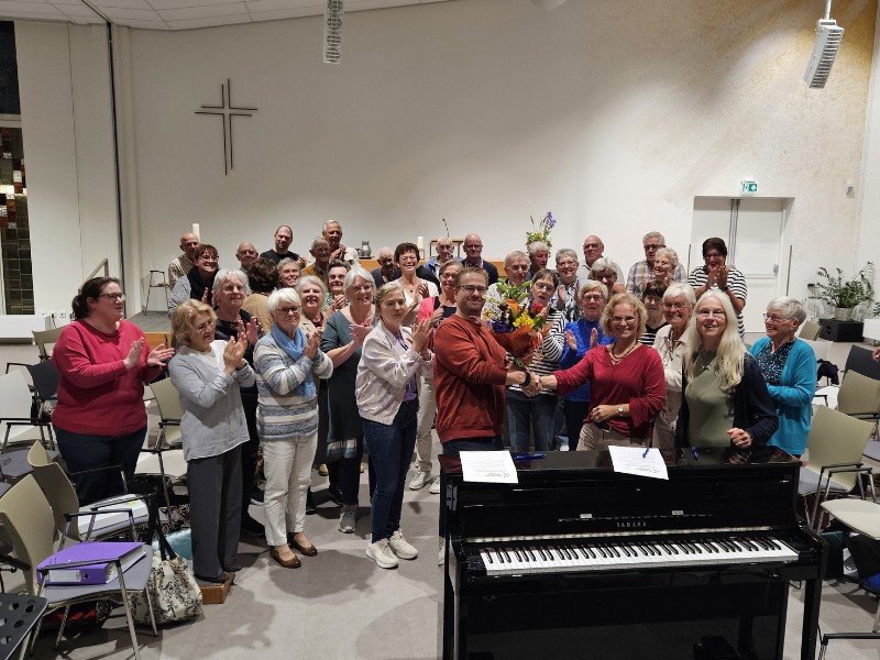 Zon en Zegen viert overgang naar nieuwe dirigent