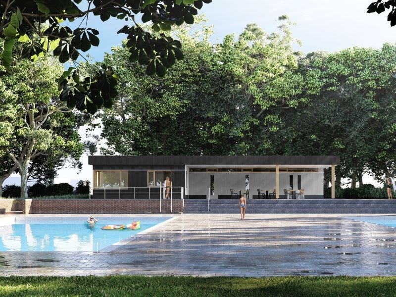 schetsontwerp zwembad de Alk in Biddinghuizen