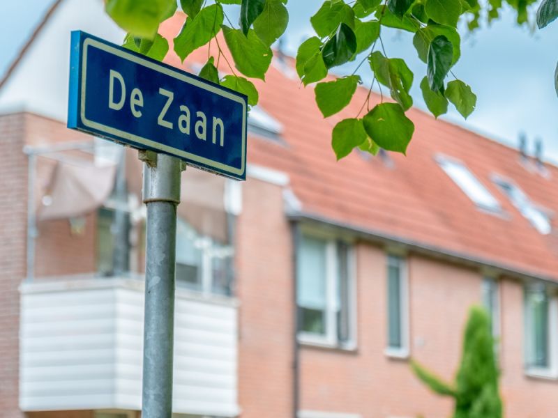 De Zaan, één van de straten waar woningen voor jongeren worden gereserveerd.