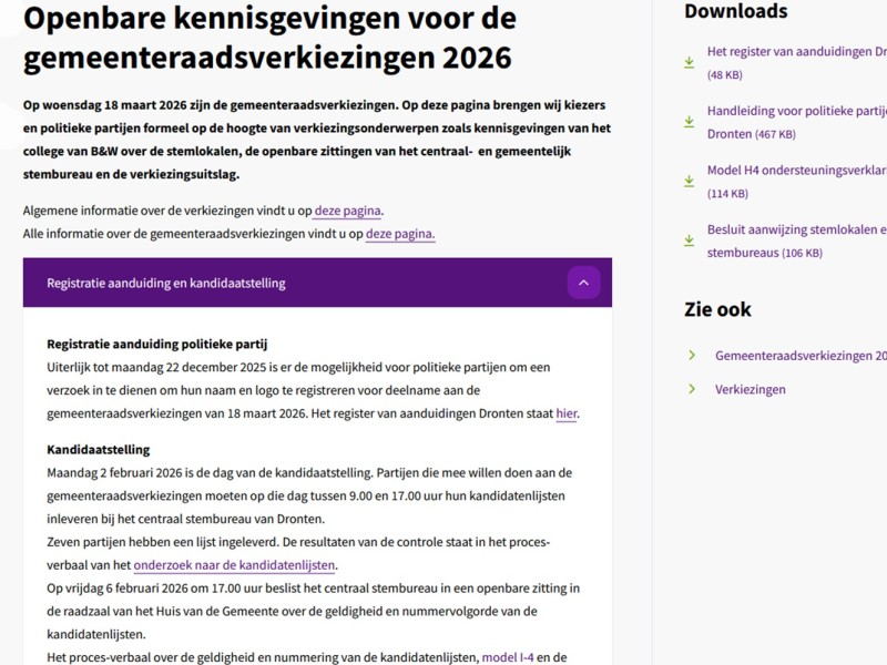 Het wordt stuivertje wisselen in de gemeenteraad van Dronten